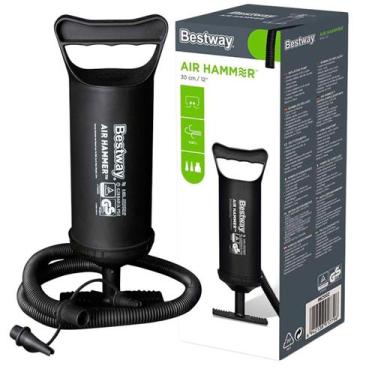 Imagem de Bomba De Ar Manual Encher Colchão Inflável Piscinas Boias - Bestway