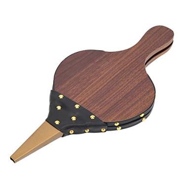 Imagem de KIMISS Fole de Madeira Maciça Artesanal para Lareiras, Churrascos, Camping – Ferramenta Essencial para Acender e Ventilar Chamas