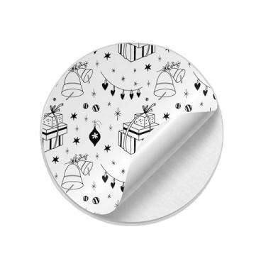 Imagem de Ladrilho Decorativo de Cerâmica Com Estampa Natalina Guirlanda e Sinos