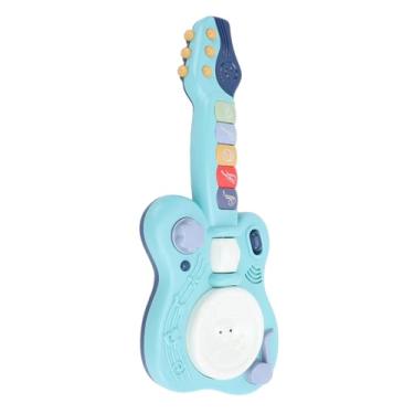 Imagem de Cryfokt Guitarra de Brinquedo Musical Infantil, Instrumento Educacional Elétrico Colorido de Aprendizagem Precoce para Crianças Pequenas, Leve e Portátil, para Desenvolvimento Cognitivo, Material
