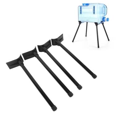 Imagem de Alomejor Suporte de Caçamba de Acampamento, Suporte de Balde Portátil Destacável Com Estrutura Robusta de 4 Pernas Mantém 12L a 25L