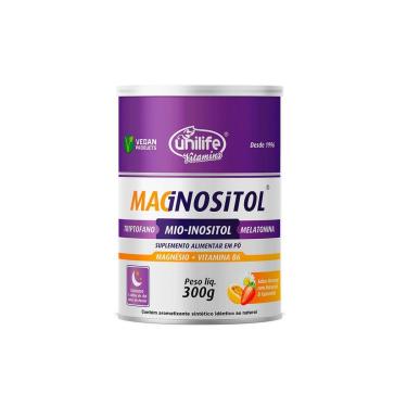 Imagem de Magnésio Inositol Unilife Triptofano 0,21mg Magnositol 300g Unilife-Unissex