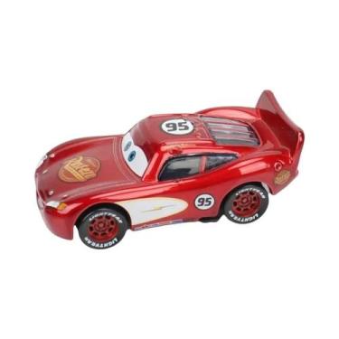 Imagem de Brinquedo Lightning McQueen Disney Pixar Cars 155 Metal Diecast Presen