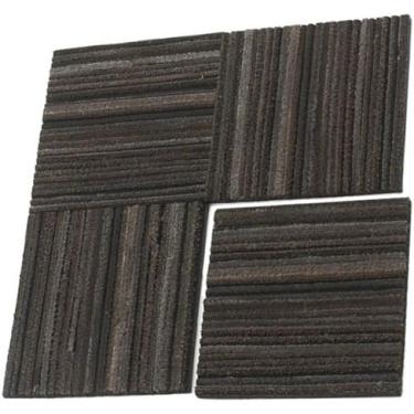 Imagem de Kempf Telhas de pneu 29,2 cm x 29,2 cm (piso de borracha de entrada resistente, pacote com 25, 25 pés quadrados)