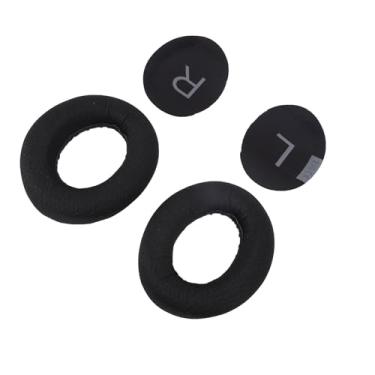 Imagem de Jopwkuin Nc700 Almofadas Confortáveis ​​para Fone de Ouvido, Isolamento de Som Aprimorado para Entusiastas da Música, Substituição de Tecido de Malha Respirável para 2 Almofadas de Ouvido (Preta)