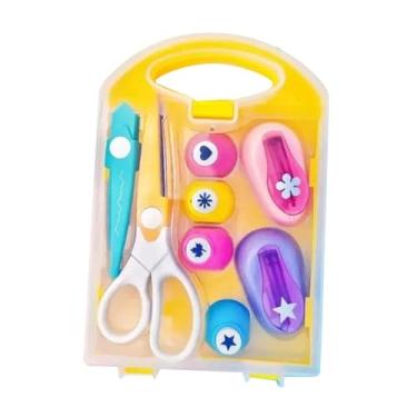 Imagem de Nishiyuenyi Conjunto de 6 Furadores de Papel para Artesanato E Scrapbooking. Furador Portátil E Reutilizável para Projetos DIY.