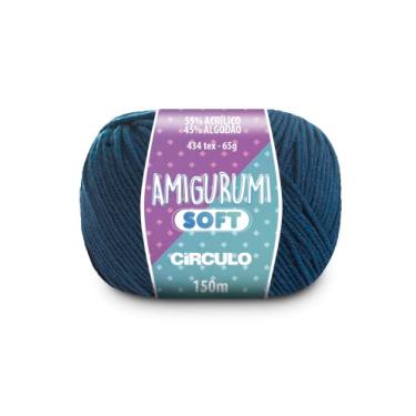 Imagem de Fio Amigurumi Soft Círculo 150m Acrílico Algodão Macio Crochê Tricô Artesanato Versátil (2790 - MODERNO)