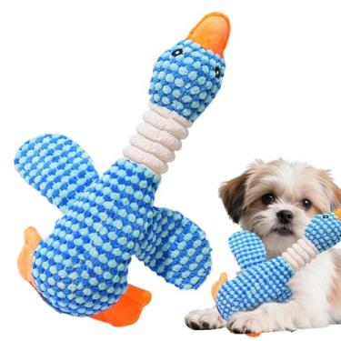 Imagem de Brinquedos para Cães Roer | Animais De Pelúcia Interativos Com Squeaky - Brinquedo Pato Recheado Squeaky Para Filhotes - Para Natal, Aniversário, Estimulação E Alívio Do