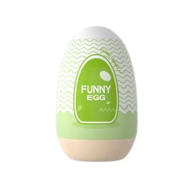 Imagem de Masturbador Funny Egg Formato Vagina, Cyberskin Realista, Verde, Modelo 5