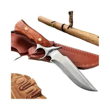 Imagem de Canivete De Camping Portátil Com Lâmina Reta Afiada Para Sobrevivência