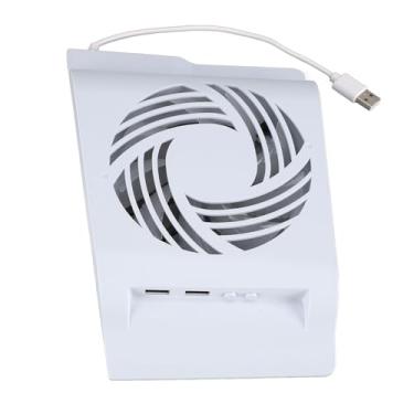 Imagem de Luocute Ventilador de Resfriamento de Console, Controle de Temperatura de Luz RGB, Ajuste Automático de Velocidade Com 2 Portas USB para Edição Digital e de Disco, Ajuste Automático de