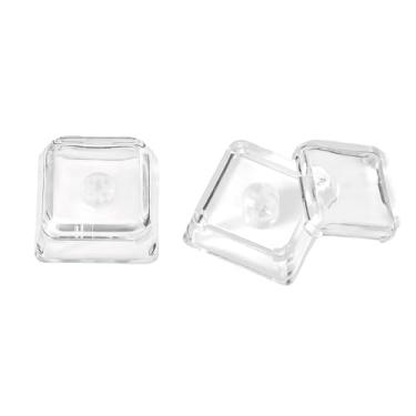 Imagem de 20Pcs Double-Layer Crystal Transparent Keycaps, Custom Blank Cover Cap for DIY Removable Stickers or Scraps of Paper, XDA Profile Backlit Keycap for Cherry MX Switches Mechanical Keyboard (20)