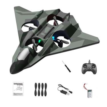 Imagem de Yunhgft Avião de Controle Remoto RC de 2,4 GHz para Crianças E Adultos, com Entrada USB, Fácil de Pilotar, Feito de Espuma, Verde