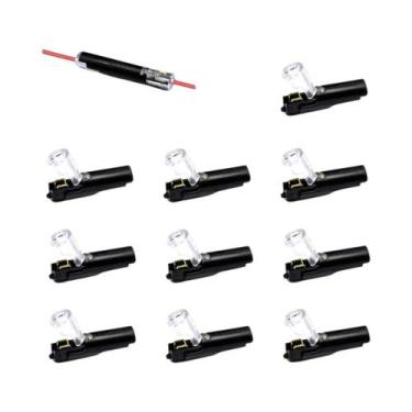 Imagem de Conectores De Terminal De Fio Bidirecionais De 1 Pino Com Tampa De Blo