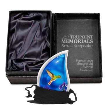 Imagem de Urna de Cremación Trupoint Memorials Pequeño Colibrí Azul