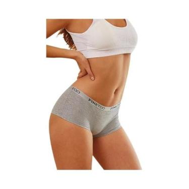 Imagem de Conjunto De 3 Peças De Calcinhas Femininas De Algodão De Cintura Baixa