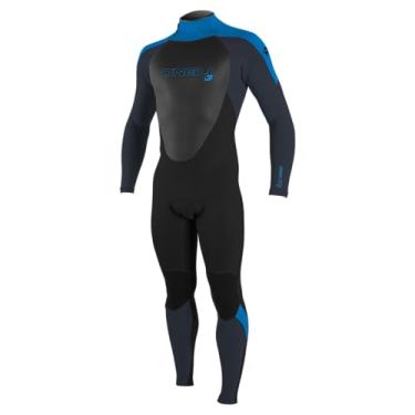 Imagem de O'Neill Roupa de mergulho juvenil Epic 4/3 mm com zíper nas costas, preto/ardósia/azul bali, 16