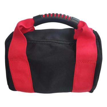 Imagem de oshhni Kettlebell de areia, saco de peso manual, vazio, para exercícios de força, treino em casa, academia e boxe, Vermelho