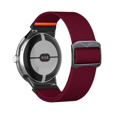 Imagem de Pulseira De Nylon Esportiva De 45mm Para Google Pixel Watch 3 41mm Ace