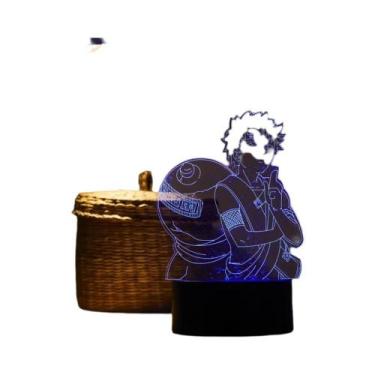 Imagem de Luz Noturna 3D Kakashi Shippuden Sasuke, Figura De Ação De Anime, Mode