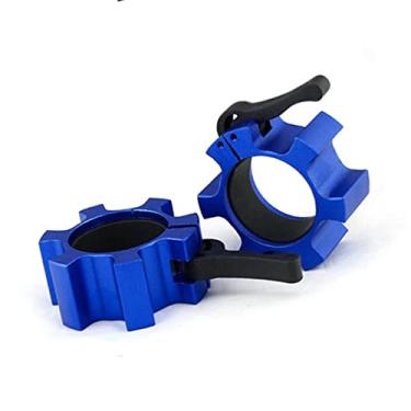 Imagem de SPYMINNPOO Bloqueio de Colarinho de Barra, Trava de Liberação Rápida para Treinamento Fitness, Musculação, Clipes de Liga de Alumínio para Treino de Academia, 2 Peças de 50mm (#1)