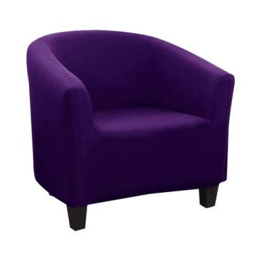 Imagem de Capa Protetora Para Poltrona De Clube Em Spandex Estampado, Capa Para 