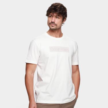 Imagem de Camiseta Calvin Klein Box Striped Masculina-Masculino