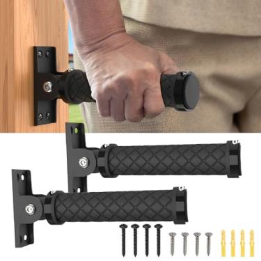 Imagem de Koalafast Barras de apoio dobráveis para parede, segurança doméstica para idosos, deficientes, trilhos de mão antiderrapantes para parede, porta, escadas (pacote com 2)