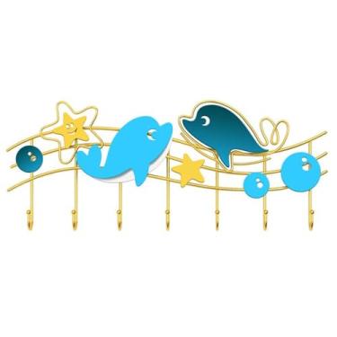 Imagem de Gancho para casaco e chapéu, cabideiro, suporte de parede, ganchos de metal para pendurar casacos, bolsa de chapéu, cabide de toalha, ganchos de suporte de casaco à prova de ferrugem (pequeno)