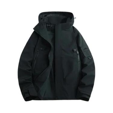 Imagem de Jaqueta Masculina Oversize Para Montanhismo De Outono, Corta-Vento, Im