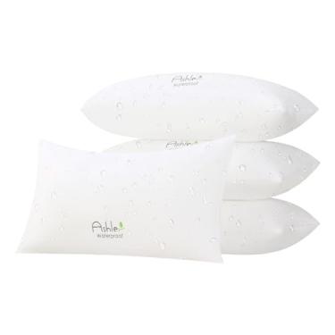 Imagem de Travesseiros para ambientes externos, 30,5 x 50,8 cm, pacote com 4, resistente à água, decorativo premium, para almofada lombar para sofá, sofá, varanda, pátio, sala de estar, quarto, móveis