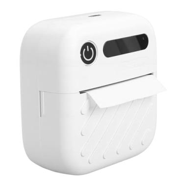 Imagem de Diydeg Impressora de adesivos, mini impressora térmica portátil sem tinta com 1 rolo de papel, máquina de etiquetas com controle por aplicativo Bluetooth para notas, diários, fotos