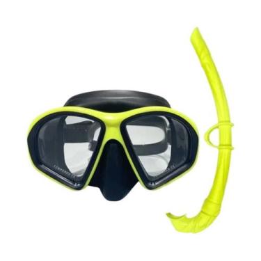 Imagem de Conjunto De Máscara De Mergulho Adulto Com Snorkel Totalmente Seco, Su