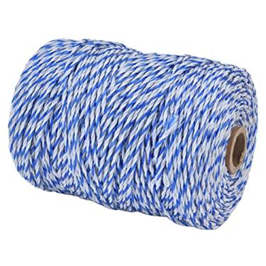 Imagem de Cerca Elétrica Polywire Corda Condutora 3mm 200 Metros Durável Resistente às Intempéries Cercas de Gado de Alta Tensão para Fazendas e Pastagens Fio de Aço