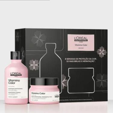 Imagem de Kit loreal vitamino color shampoo 300 ml + mascara 250 gr