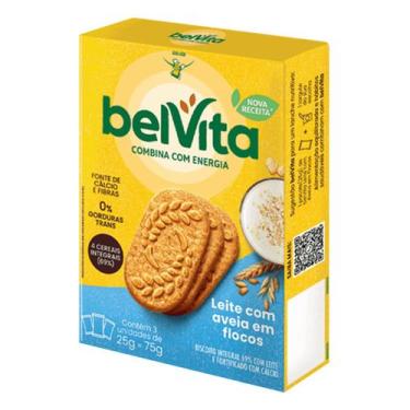 Imagem de Biscoito ao Leite com Grãos de Aveia Belvita 75g