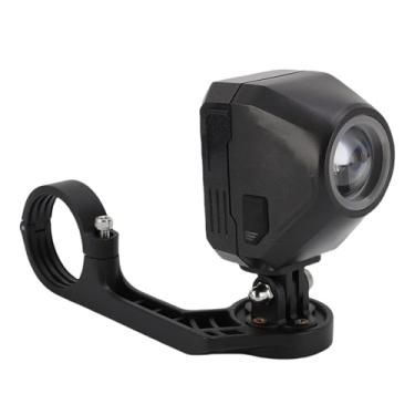 Imagem de RiToEasysports Farol de Bicicleta, Controle Remoto Sem Fio, Brilho Ajustável, Bateria de 4000mAh para Ciclismo Ao Ar Livre (Preto)