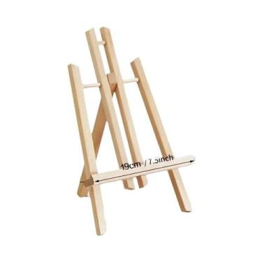 Imagem de Suporte De Mesa Portátil Dobrável De Madeira Em Formato Trapezoidal Pa