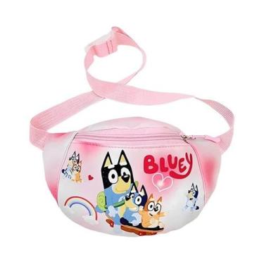 Imagem de Bolsa De Cintura Infantil Bluey Bingo, Bolsa De Lanche Em Estilo Carto