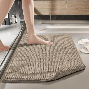 Imagem de Conjunto de tapetes antiderrapantes para banheiro | Conforto e estilo para sua casa(Taupê,1 Tapete)