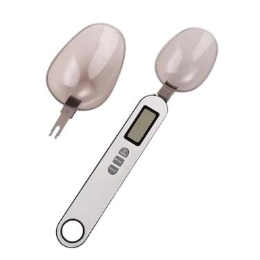 Imagem de IEUDNS Balança digital de colher para alimentos, balança de alta precisão premium, utensílio de medição compacto para cozinha doméstica, ideal para refeições