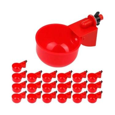 Imagem de Bebedouro Para Galinhas, Codornas E Aves De Criação - Kit Com 5 Ou 20 