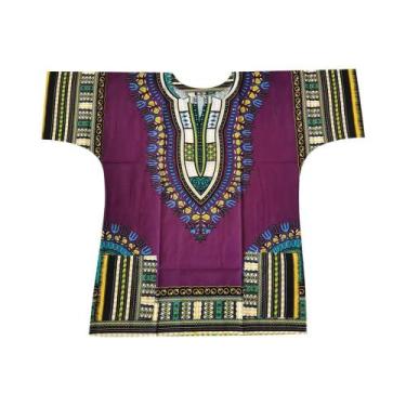 Imagem de Camiseta Masculina Com Estampa 3D Estilo Étnico Africano De Verão Mang