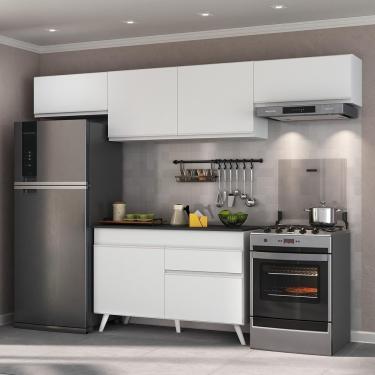 Imagem de Armário De Cozinha Compacta 4 Peças Mp3697.891 Veneza Branco
