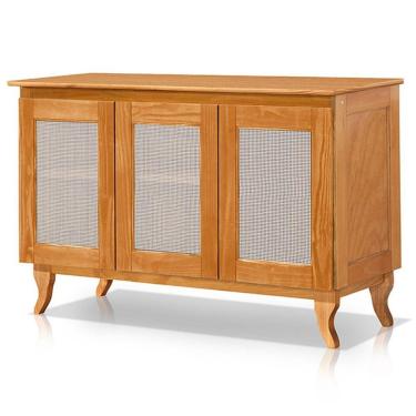 Imagem de Buffet Aparador De Madeira 3 Portas De Tela Dalton Imbuia
