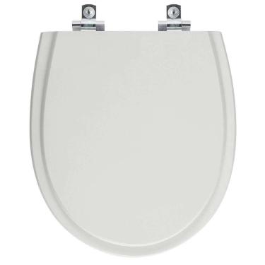 Imagem de Assento Sanitário Soft Close Polo Cinza Claro Para Vaso Hervy