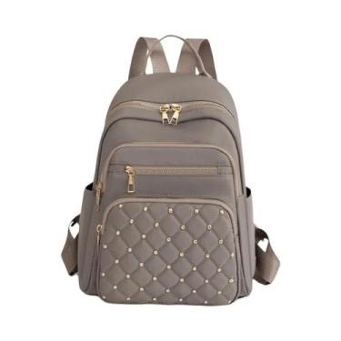 Imagem de Mochila Grande De Nylon Feminina, Bolsa De Moda Para Viagem E Escola, 