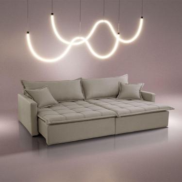 Imagem de Sofá Cama Flora 02 Módulos De 80cm Br 15cm Meu Sofá Online B002 Veludo Capuccino