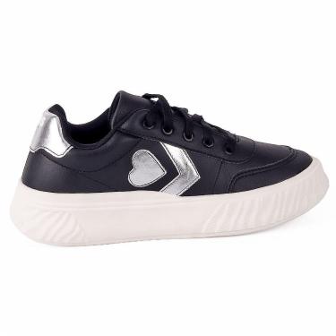 Imagem de Tenis Casual Infantil Feminino WorldColors Lps Fun - Preto-Feminino