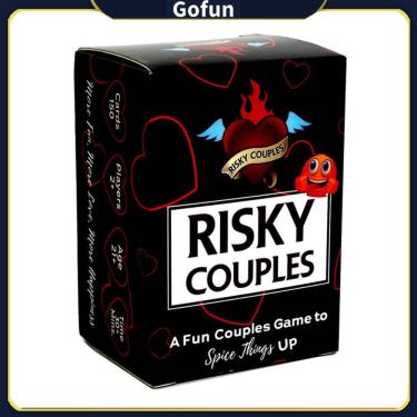 Imagem de Jogo de cartas RISKY Couples 150 Spicy Dares & Questions
